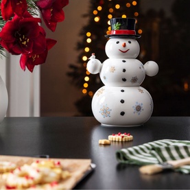 Christmas Memory Snowman Jar