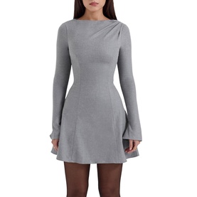 Angelique Flared Sleeve Mini Dress