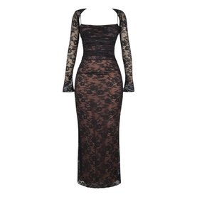 Artemis Lace Shrug Gown