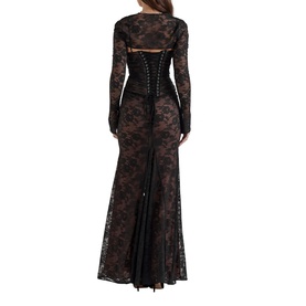 Artemis Lace Shrug Gown