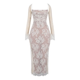 Artemis Lace Shrug Gown