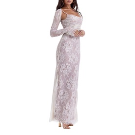 Artemis Lace Shrug Gown