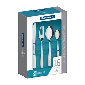 16-Piece Stainless Steel Cutlery Set