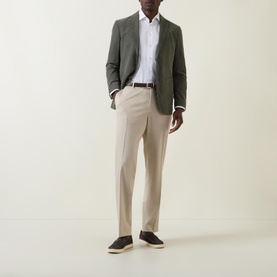 Mid-Rise Suit Trousers