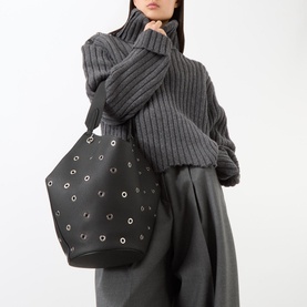 Lotus Stud Small Tote Bag