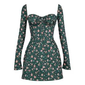 Malika Floral Corset Mini Dress