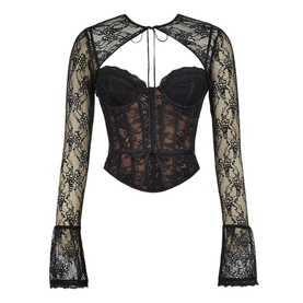 Lisette Lace Corset Bolero Top
