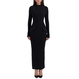 Marie-Louise Turtleneck Gown