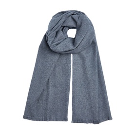 Fine-Knit Frayed Scarf