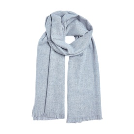 Fine-Knit Frayed Scarf