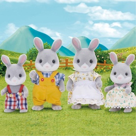 Cottontail Rabbit Family