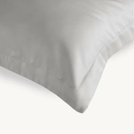 400 Thread Count Sateen Oxford Pillowcase Pair Platinum