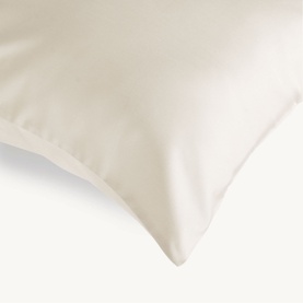 400 Thread Count Sateen Pillowcase Pair Ivory