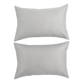 400 Thread Count Sateen Pillowcase Pair Platinum