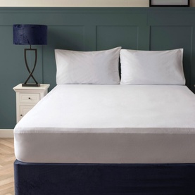 Cotton Jersey Mattress Protector White