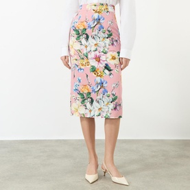 Floral Pencil Skirt