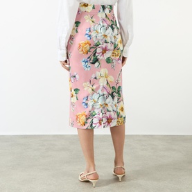 Floral Pencil Skirt