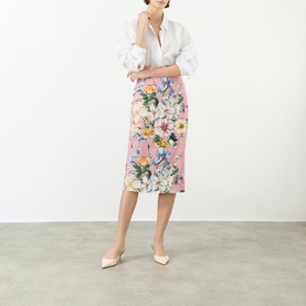 Floral Pencil Skirt
