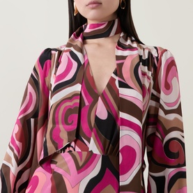 Marigold Marble Dress