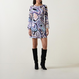 Ridley Printed Mini Shift Dress