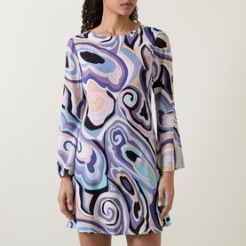 Ridley Printed Mini Shift Dress