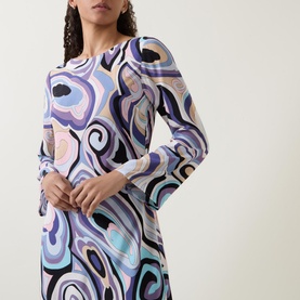 Ridley Printed Mini Shift Dress
