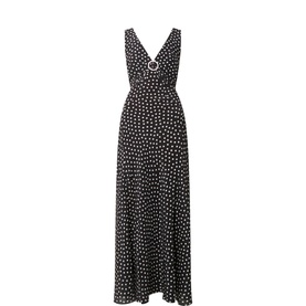 Federica Spotted Silk Dress