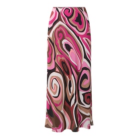 Ardith Marble Silk Skirt