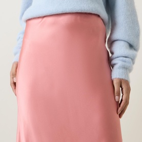 Ardith Silk Flared Skirt