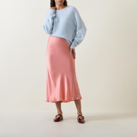 Ardith Silk Flared Skirt