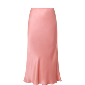 Ardith Silk Flared Skirt