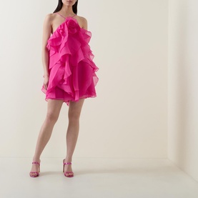 Pandorea Layered Ruffle Mini Dress