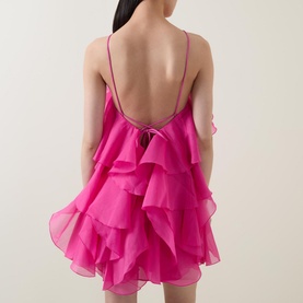 Pandorea Layered Ruffle Mini Dress