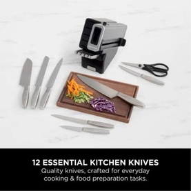 StaySharp Knife Block With Intergrated Sharpener 14 Piece Set