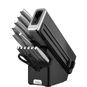 StaySharp Knife Block With Intergrated Sharpener 14 Piece Set