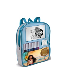 Moana 2 Colouring, Stamp & Stickers Backpack Set