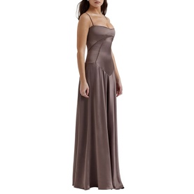 Anabella Lace Up Flared Dress