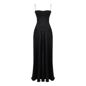 Anabella Lace Up Flared Dress