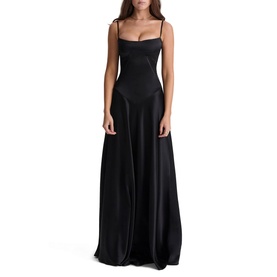 Anabella Lace Up Flared Dress