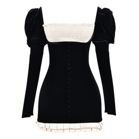 Azaria Velvet Mini Dress