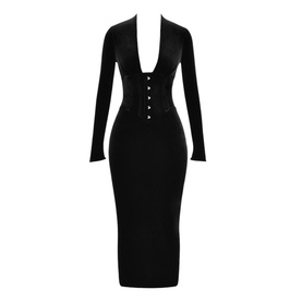 Arabella Velvet Corset Dress