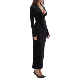 Arabella Velvet Corset Dress
