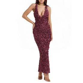 Carina Plunge Floral Dress