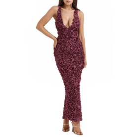 Carina Plunge Floral Dress