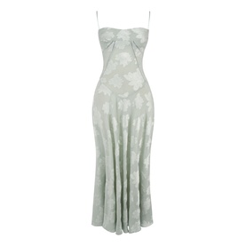 Seren Floral Lace Flared Dress