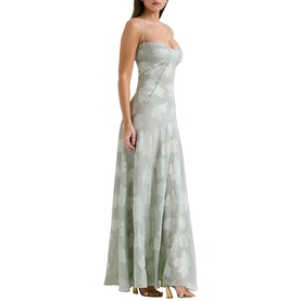 Seren Floral Lace Flared Dress