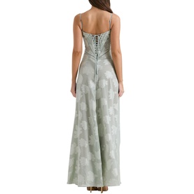 Seren Floral Lace Flared Dress
