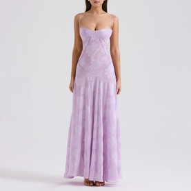Seren Floral Lace Flared Dress