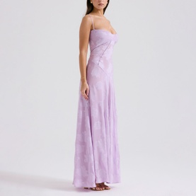 Seren Floral Lace Flared Dress