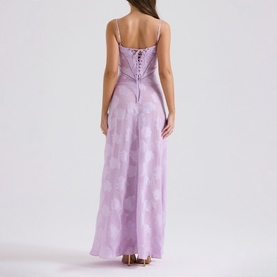 Seren Floral Lace Flared Dress